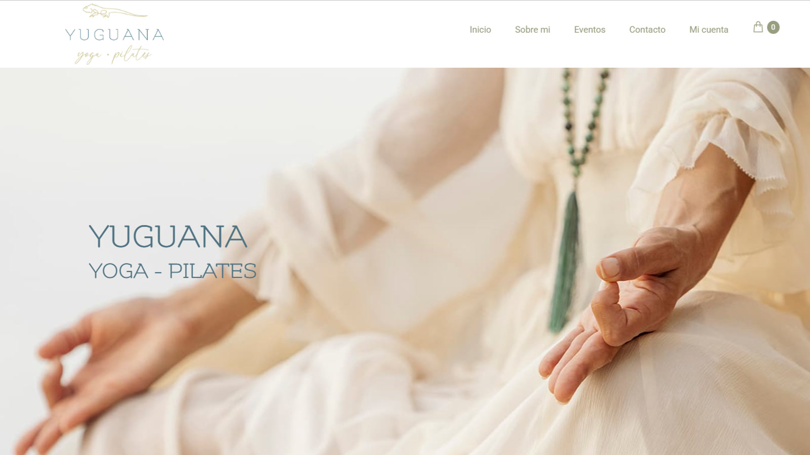 Captura de la web Yuguana Yoga